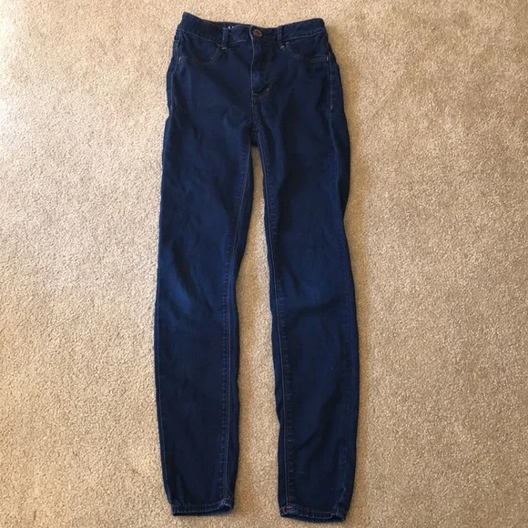 American Eagle sky high legging 00 ae Jeans - Picture 2 of 7